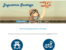 Tablet Screenshot of jugueteriasantiago.com